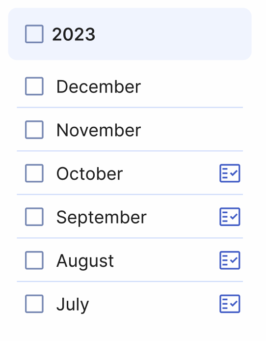 After creating a meeting schedule in Organized app, publish it